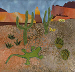 lizard applique