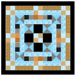 Roman Square Quilt Block Pattern - Easy Quilt Patterns - Make a