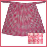 embroidered apron
