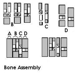bone quilt block