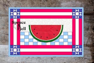 fourth of july placemat pattern