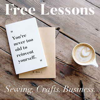 free lessons craft sewing business