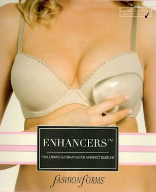 DIY mastectomy bra using enhancer and sock
