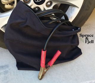 jumper cable bag sewing pattern