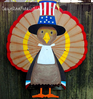 pattern for wood turkey cutout