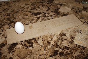 egg decorating board